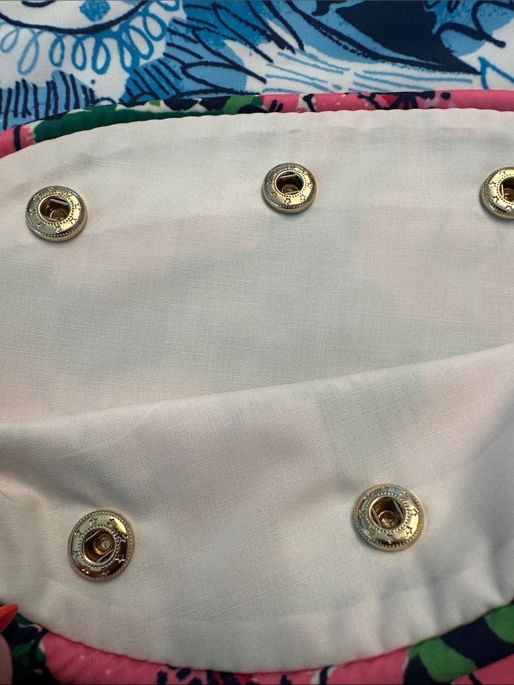 Floral Pink and Green Lilly Pulitzer bag covers - Picture 3 of 4